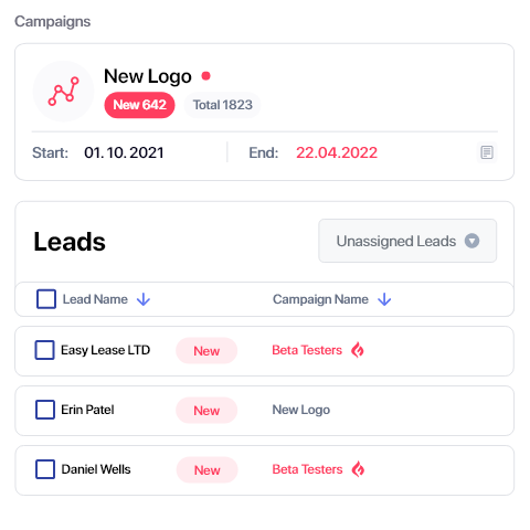 Leads management
